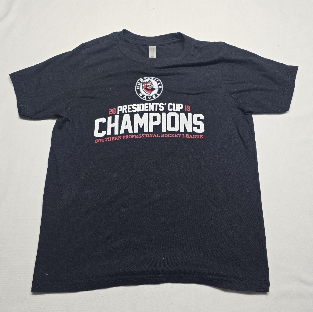 Huntsville Havoc Hockey 2019 Presidents Cup Champions TShirt Youth